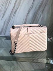 YSL MONOGRAM College Metal Hardware Pink 5077 24cm - 6