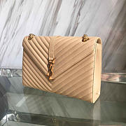YSL MONOGRAM College Gold Hardware Apricot 5080 31cm - 5