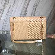 YSL MONOGRAM College Gold Hardware Apricot 5080 31cm - 4