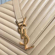 YSL MONOGRAM College Gold Hardware Apricot 5080 31cm - 2