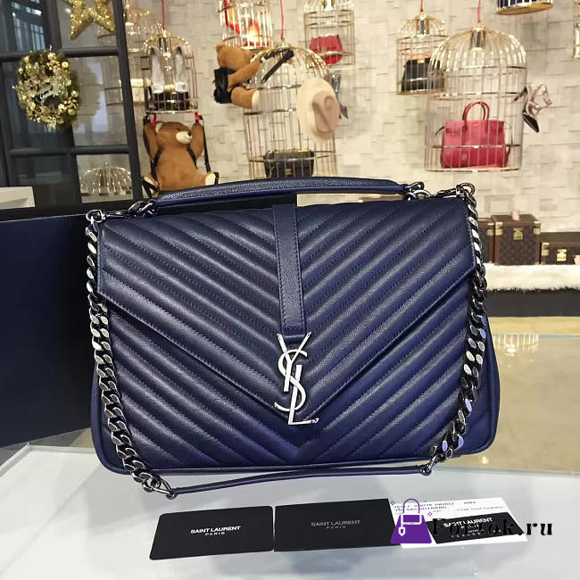 YSL MONOGRAM Colloge Dark Blue 5105 32cm - 1