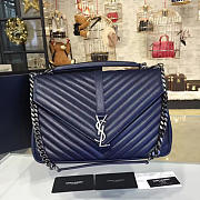 YSL MONOGRAM Colloge Dark Blue 5105 32cm - 6