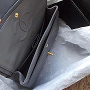 Chanel Classic Handbag Grey 25cm - 5