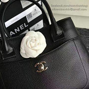 Chanel Calfskin Large Shopping Bag Black A69929 27cm - 6