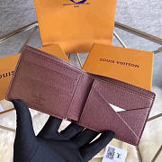 Louis Vuitton MULTIPLE WALLET Monogram Canvas M60895 12cm - 6