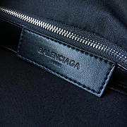 Balenciaga Shearling Shopper Full Black 5606 30cm - 5