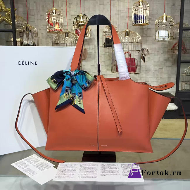 Celine Leather TRI-FOLD Z935 37cm - 1
