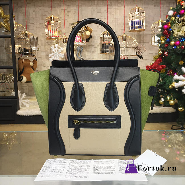 Celine Leather Micro Luggage Z1080 28.5cm - 1