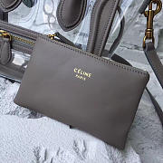 Celine Nano Luggage Leather Shoulder Bag Z1245 20cm  - 3