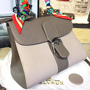 Delvaux MM Brillant Satchel Dark Grey 1482 28cm  - 4