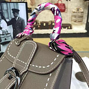Delvaux Mini Brillant Satchel Gray 1487 20cm - 3