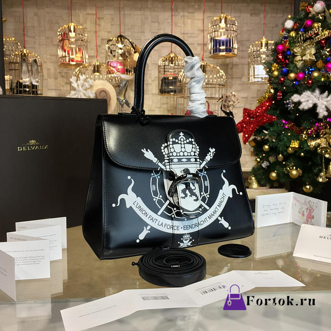 Delvaux MM Brillant Satchel Shield 1500 28cm  - 1