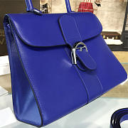 Delvaux MM Brillant Satchel Blue 1520 28cm - 2