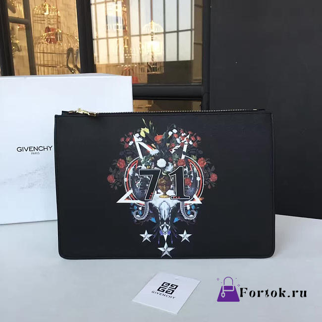 Givenchy Bambi Print Clutch 2075 - 1