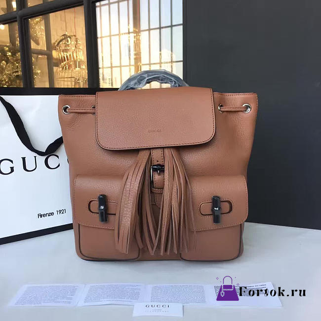 Gucci GG Leather backpack 014 - 1