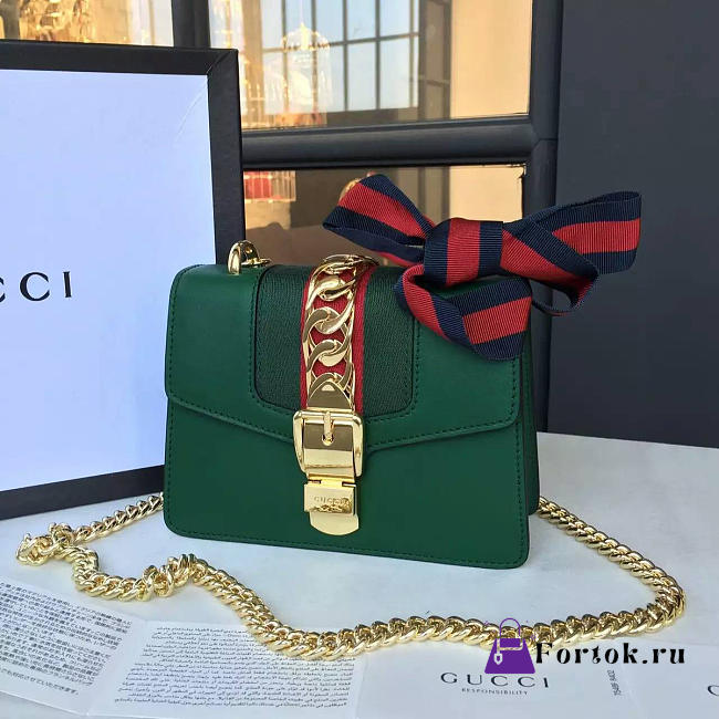 Gucci Sylvie Leather Bag Z2360 - 1