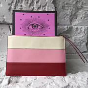 Gucci GG Leather Clutch bag Z016 30cm - 6