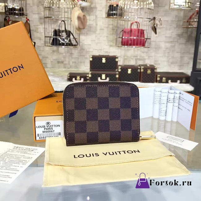 Louis Vuitton ZIPPY COIN PURSE  Damier Ebène Canvas 3166 - 1