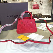 Louis Vuitton Montaigne BB CHERRY  - 4
