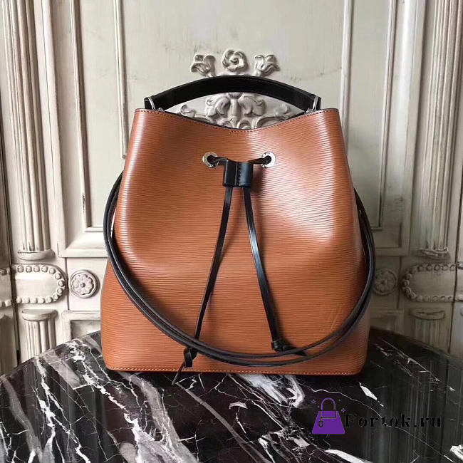 Louis Vuitton LOCKME BUCKET brown 3359 - 1