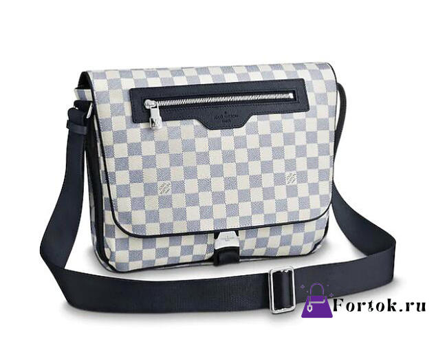 Louis Vuitton Damier Coastline Matchpoint Messenger Bag - White