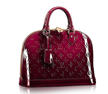 Louis Vuitton Alma PM Monogram Vernis Leather M90321 32cm 