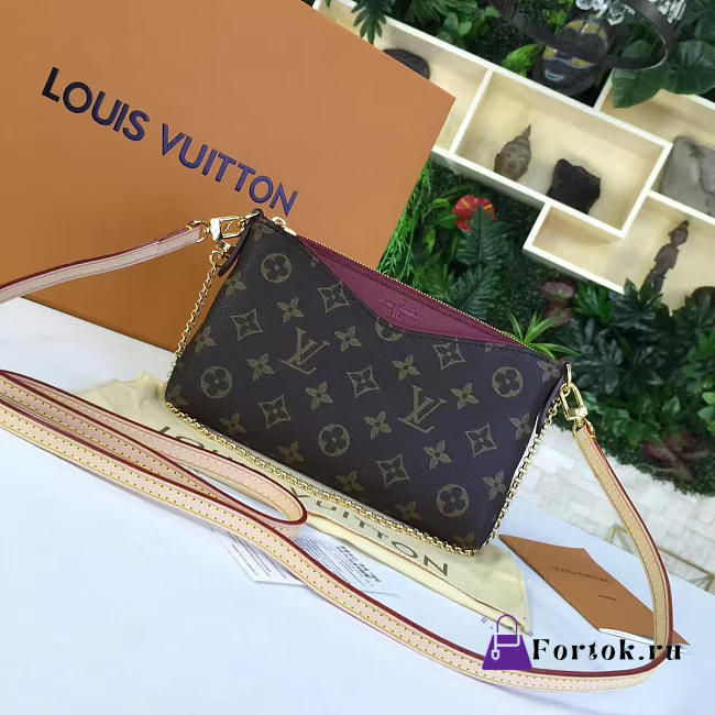 Louis Vuitton PALLAS CLUTH Marine 3612 23cm - 1