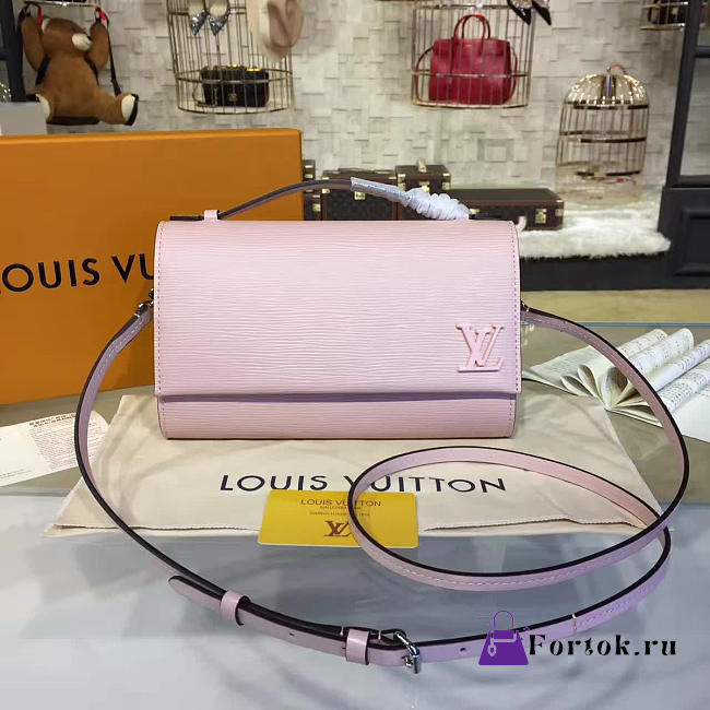 Louis Vuitton CLERY Epi Leather Fairy Pink M54538 23cm - 1