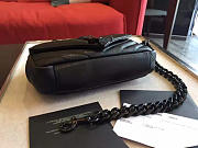 YSL MONOGRAM COLLEGE Full Black 4773 18cm  - 3