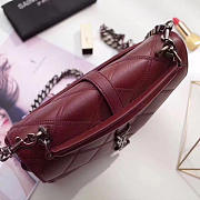 YSL MONOGRAM COLLEGE Red 4777 24cm  - 5