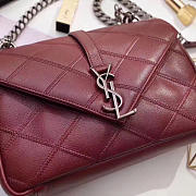 YSL MONOGRAM COLLEGE Red 4777 24cm  - 4