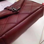 YSL MONOGRAM COLLEGE Red 4777 24cm  - 2