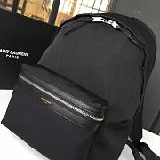 YSL Backpack Canvas Black 4830 30cm  - 3