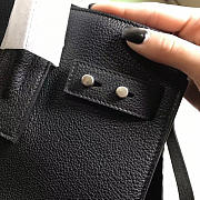 YSL Sac-De-Jour in GRAINED LEATHER Black 4904 32cm  - 4