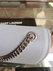 YSL MONOGRAM KATE GRAIN DE POUDRE EMBOSSED Light Blue 5006 24cm  - 3