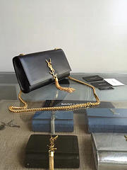 YSL MONOGRAM KATE Gold Tassel in Black 5053 24cm - 5