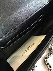 YSL ENVELOPE Satchel Black 5124 18cm - 6
