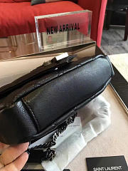 YSL ENVELOPE Satchel Black 5124 18cm - 4