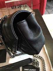 YSL ENVELOPE Satchel Black 5124 18cm - 2