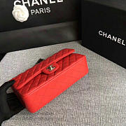 Classic Chanel Lambskin Flap Shoulder Bag Red A01112 VS00699 - 3
