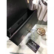 Chanel Quilted Lambskin Medium Boy Bag Gold Hardware Black A67086 25cm - 5