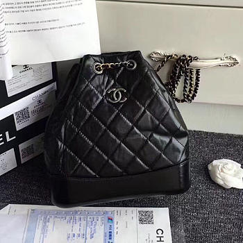 CHANEL'S GABRIELLE Small Backpack Black A94485 24cm