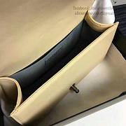 Chanel Medium Chevron Lambskin Quilted Boy Bag Beige A13043 25cm - 5