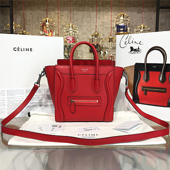 Celine Leather Nano Luggage Z959 20cm 