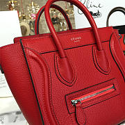 Celine Leather Nano Luggage Z959 20cm  - 4