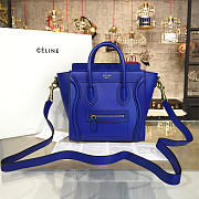 Celine Leather Nano Luggage Z994 19.5cm  - 1