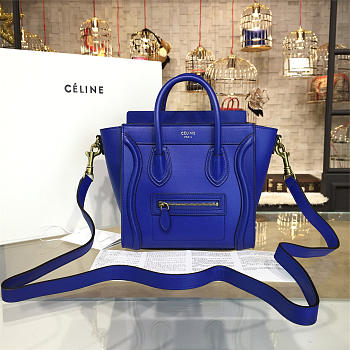 Celine Leather Nano Luggage Z994 19.5cm 