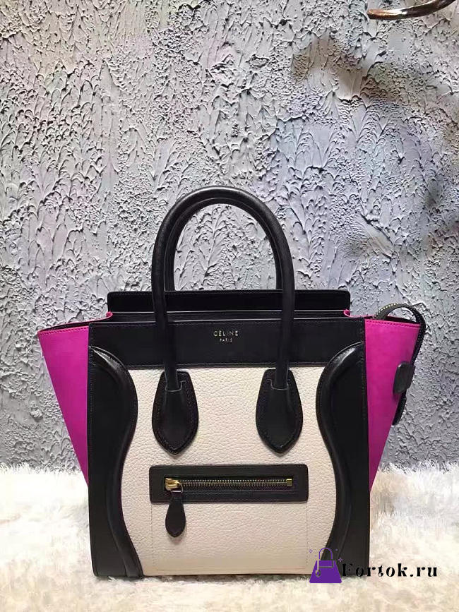 Celine Leather Micro Luggage Z1050 26cm  - 1