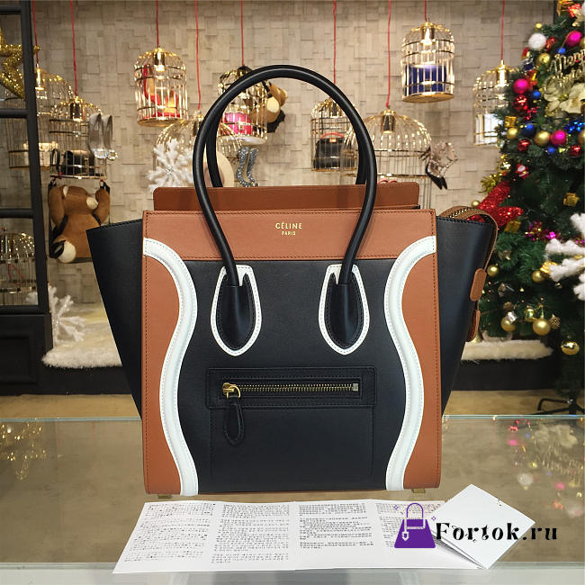 Celine Leather Micro Luggage Z1075 28.5cm - 1