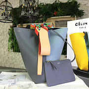 Celine Leather Twisted Cabas Z1230 28cm  - 1